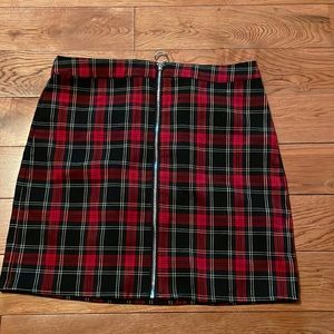 Plaid skirt